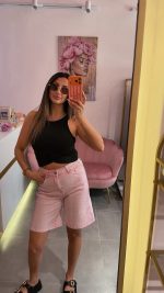 Pink Shorts Strass